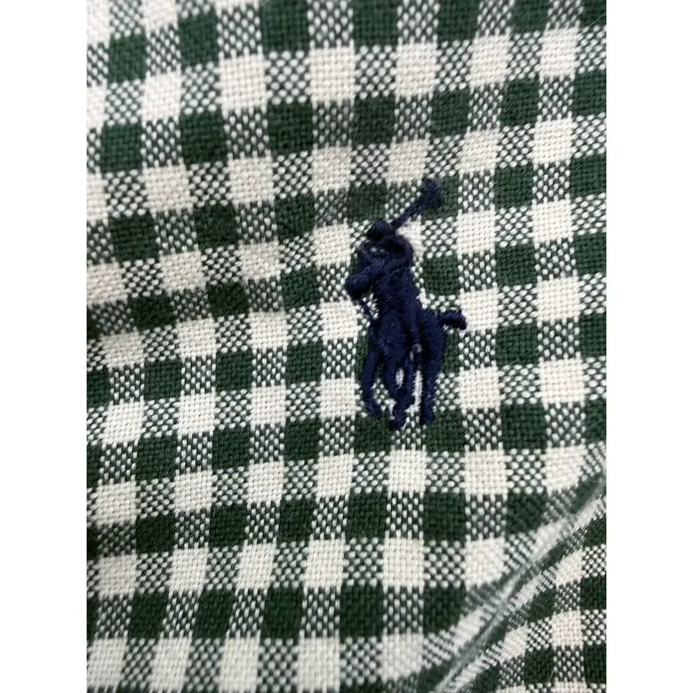 Ralph Lauren Toddler Bundle Size 4 Navy Chore Jacket & Green Gingham Button Down